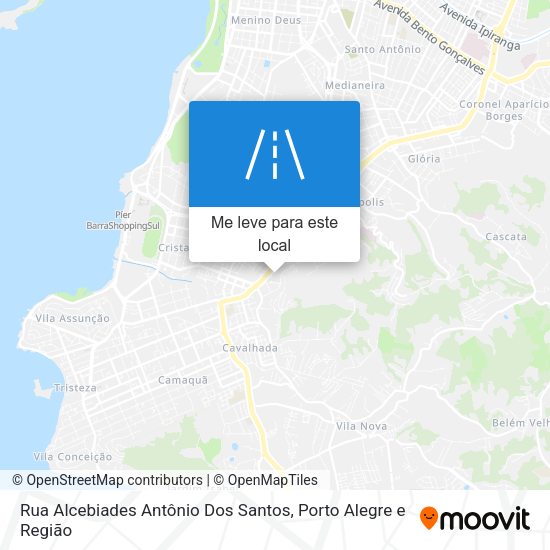 Rua Alcebiades Antônio Dos Santos mapa