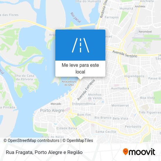 Rua Fragata mapa