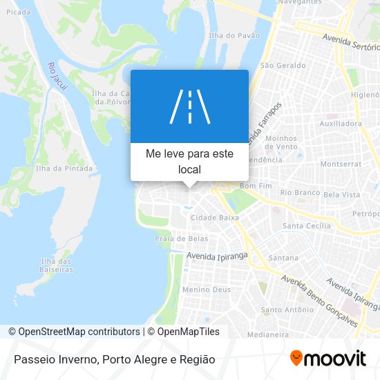 Passeio Inverno mapa