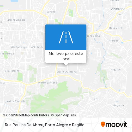 Rua Paulina De Abreu mapa