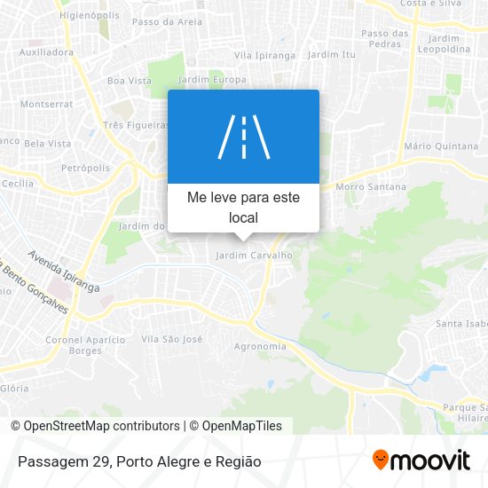 Passagem 29 mapa