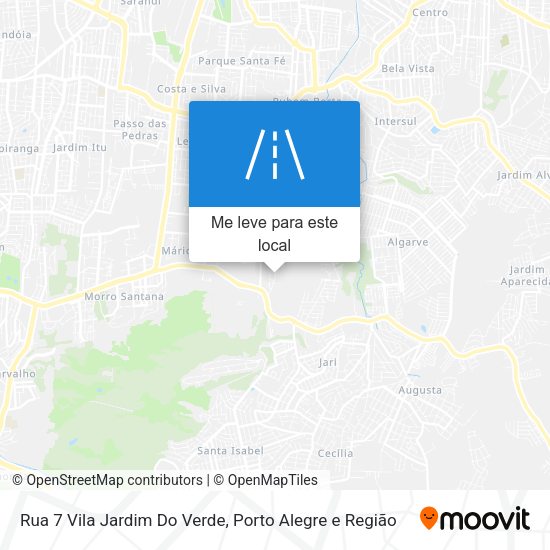 Rua 7 Vila Jardim Do Verde mapa