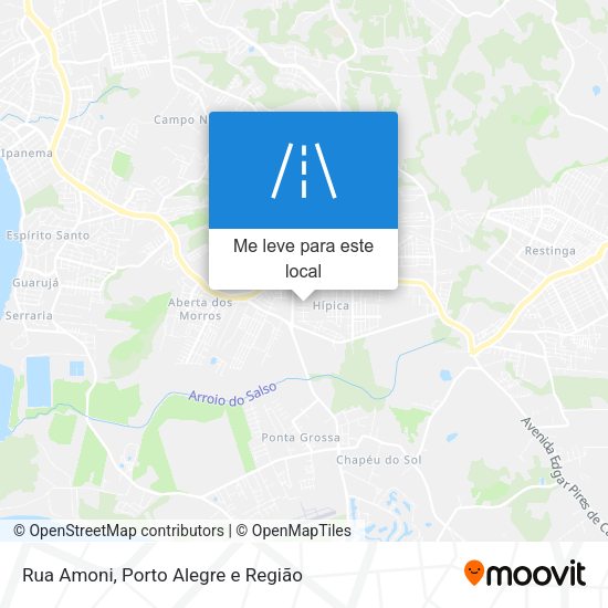 Rua Amoni mapa
