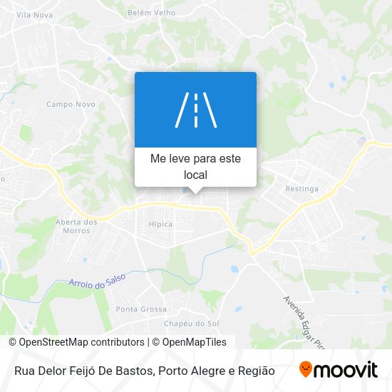 Rua Delor Feijó De Bastos mapa