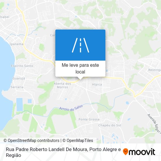 Rua Padre Roberto Landell De Moura mapa