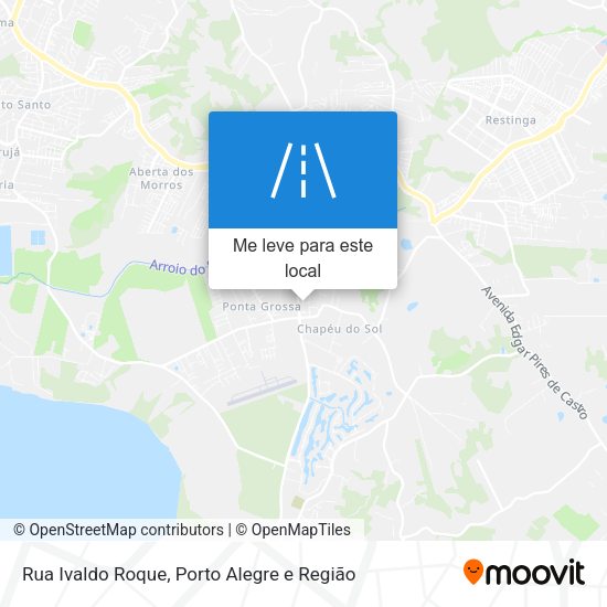 Rua Ivaldo Roque mapa