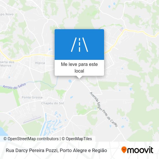 Rua Darcy Pereira Pozzi mapa