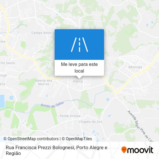 Rua Francisca Prezzi Bolognesi mapa