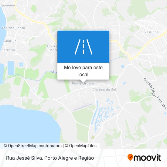 Rua Jessé Silva mapa