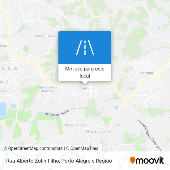 Rua Alberto Zolin Filho mapa