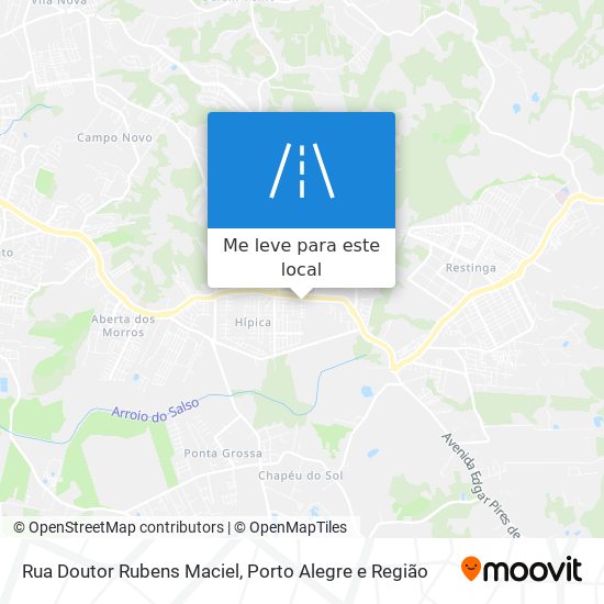 Rua Doutor Rubens Maciel mapa