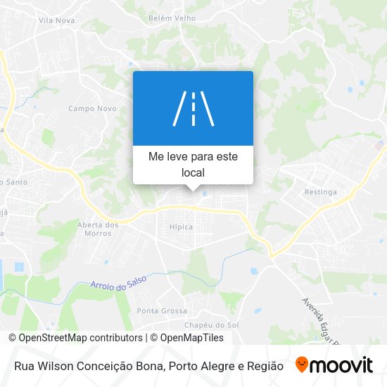 Rua Wilson Conceição Bona mapa