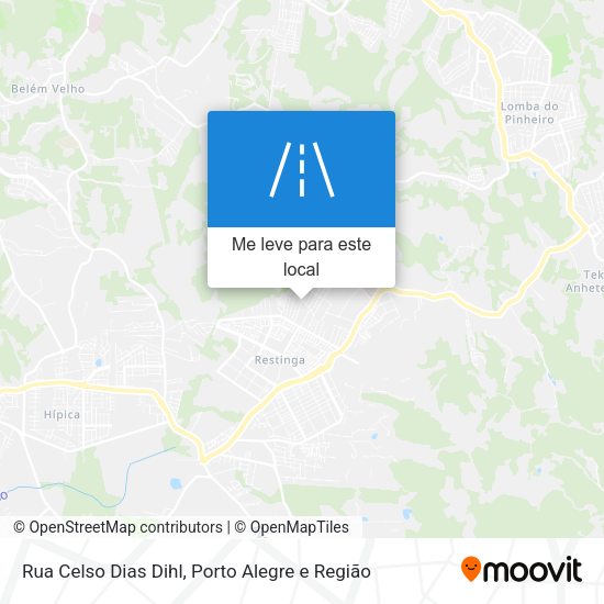 Rua Celso Dias Dihl mapa