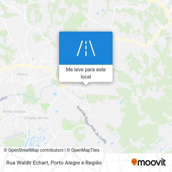 Rua Waldir Echart mapa