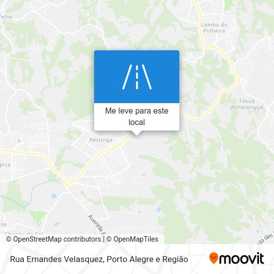 Rua Ernandes Velasquez mapa