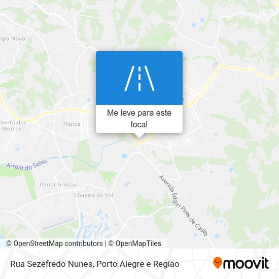 Rua Sezefredo Nunes mapa