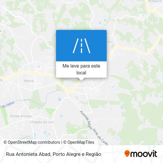 Rua Antonieta Abad mapa