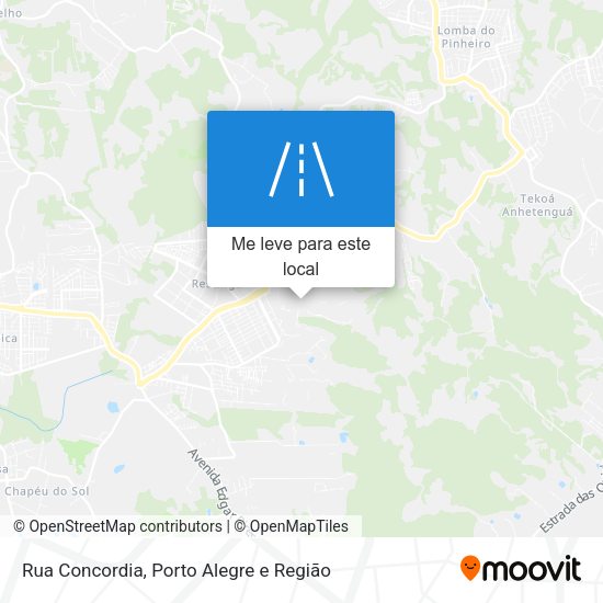 Rua Concordia mapa