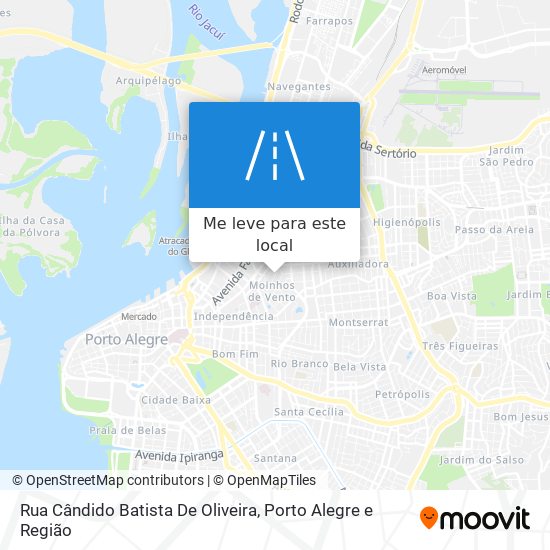 Rua Cândido Batista De Oliveira mapa