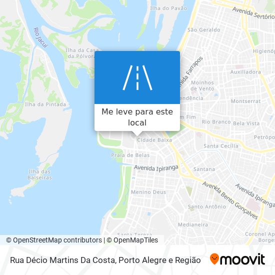 Rua Décio Martins Da Costa mapa