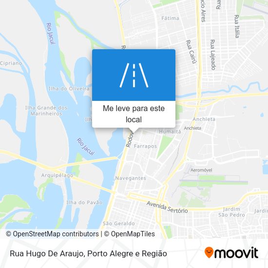 Rua Hugo De Araujo mapa