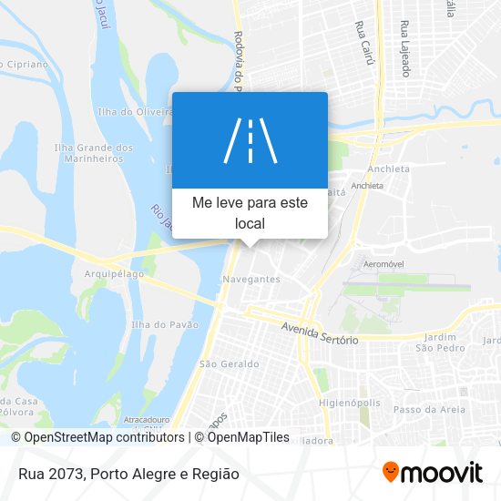Rua 2073 mapa