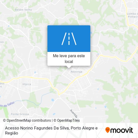 Acesso Norino Fagundes Da Silva mapa