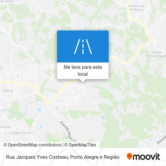 Rua Jacques Yves Costeau mapa