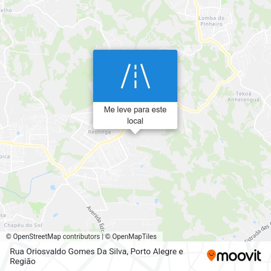 Rua Oriosvaldo Gomes Da Silva mapa