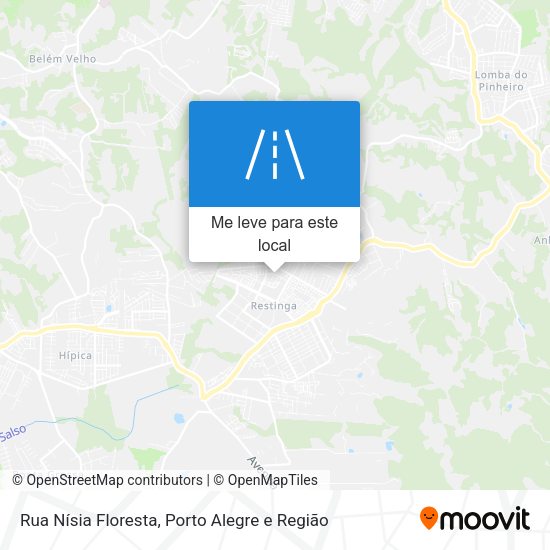 Rua Nísia Floresta mapa