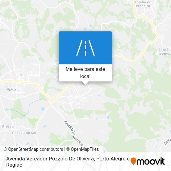 Avenida Vereador Pozzolo De Oliveira mapa