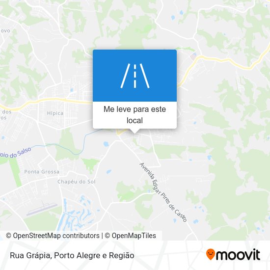Rua Grápia mapa