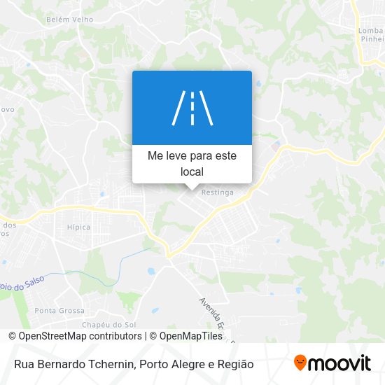 Rua Bernardo Tchernin mapa
