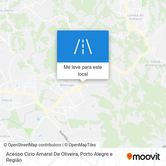 Acesso Cirio Amaral De Oliveira mapa