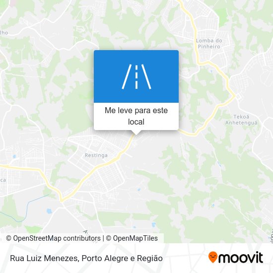 Rua Luiz Menezes mapa