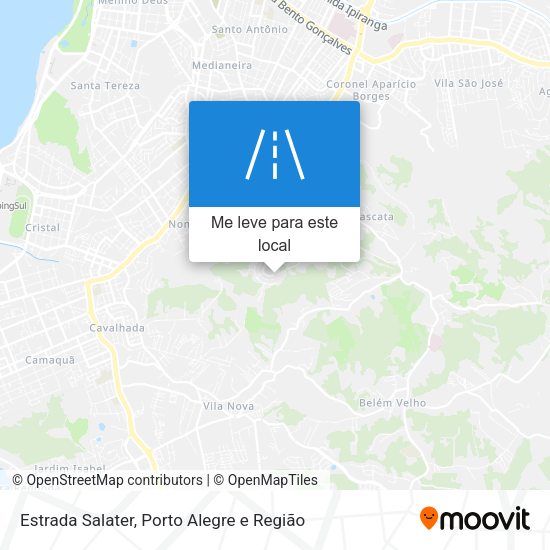 Estrada Salater mapa