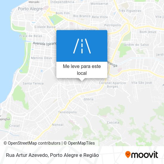 Rua Artur Azevedo mapa