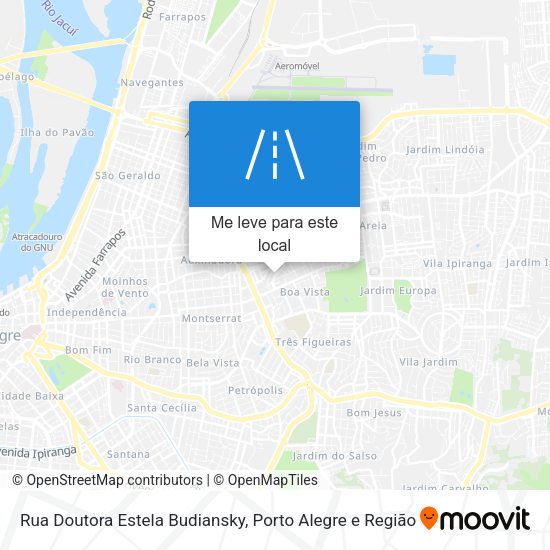 Rua Doutora Estela Budiansky mapa