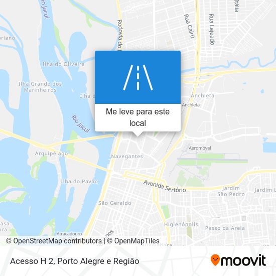 Acesso H 2 mapa