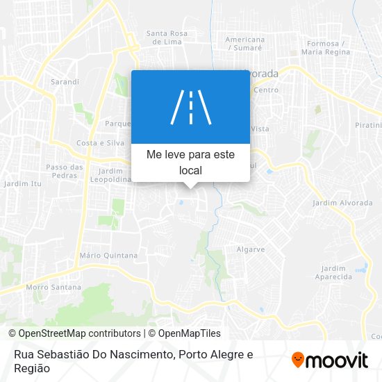 Rua Sebastião Do Nascimento mapa