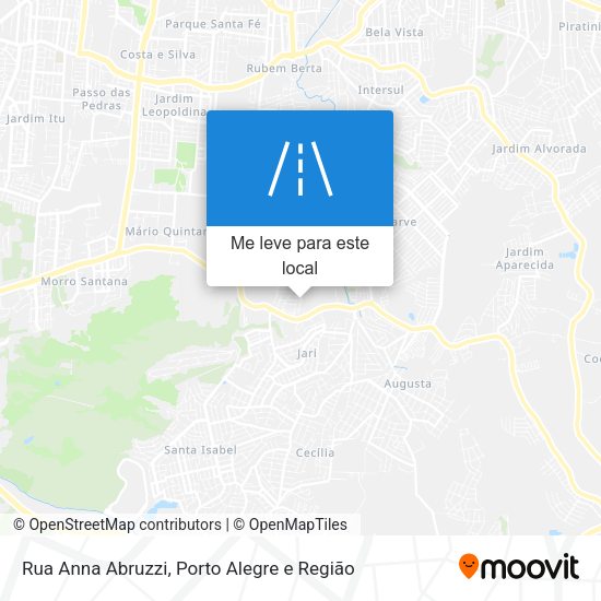 Rua Anna Abruzzi mapa