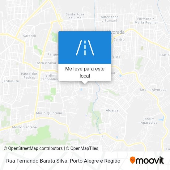 Rua Fernando Barata Silva mapa