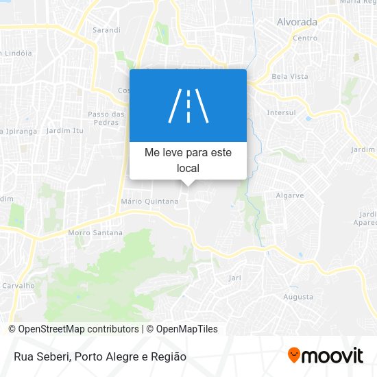 Rua Seberi mapa