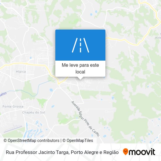 Rua Professor Jacinto Targa mapa