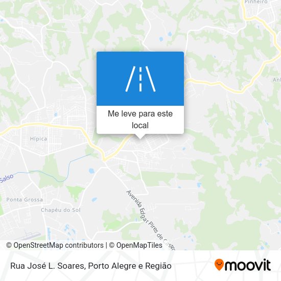 Rua José L. Soares mapa