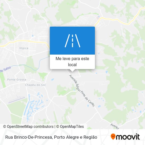 Rua Brinco-De-Princesa mapa