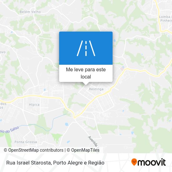 Rua Israel Starosta mapa