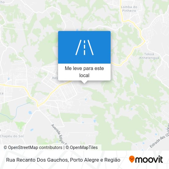 Rua Recanto Dos Gauchos mapa