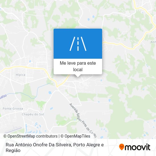 Rua Antônio Onofre Da Silveira mapa