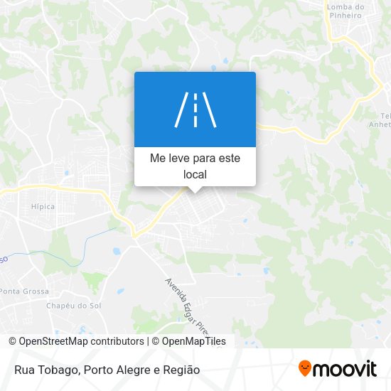 Rua Tobago mapa